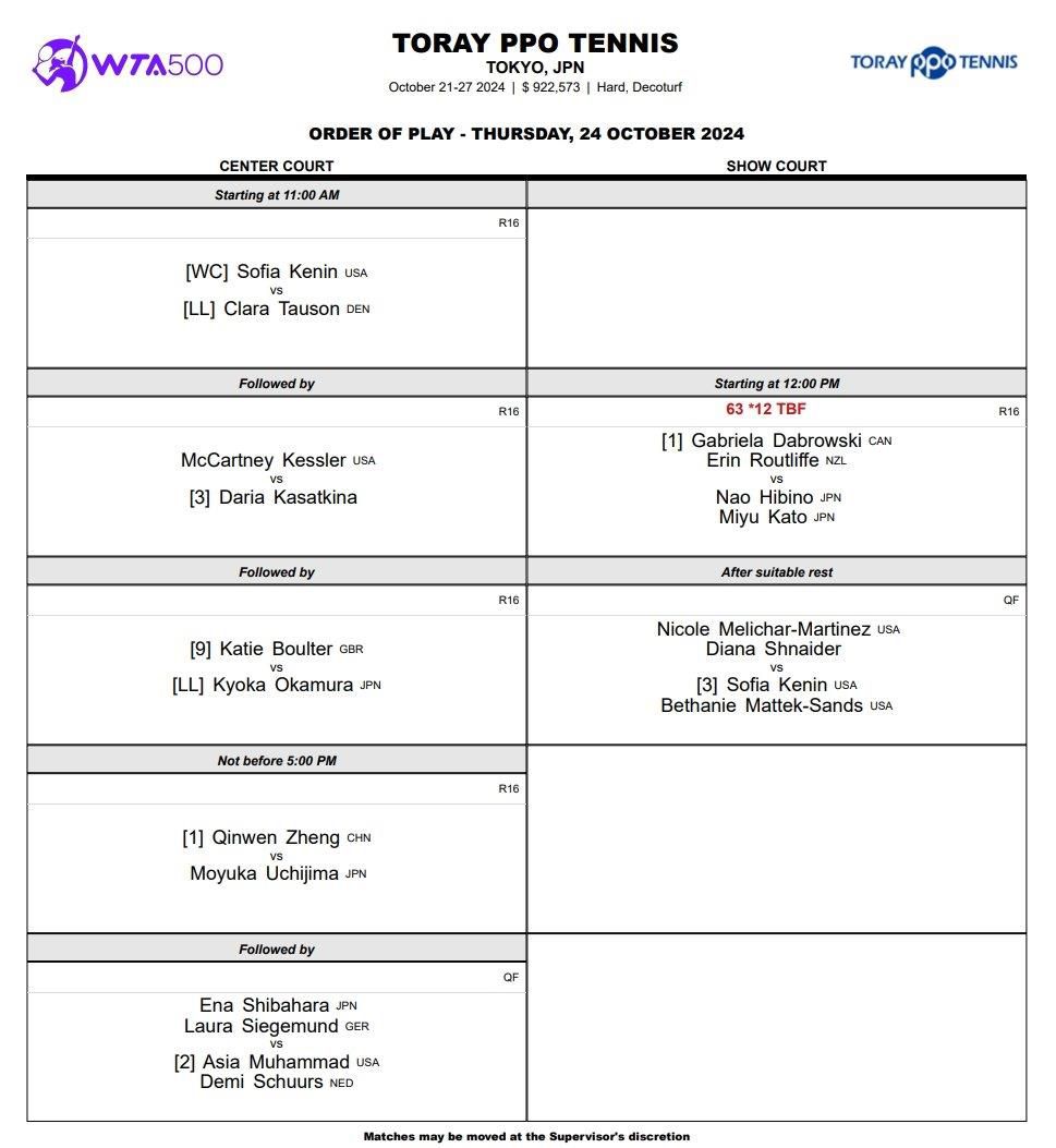 郑钦文WTA500东京站首秀：轮空后对阵内岛萌夏，