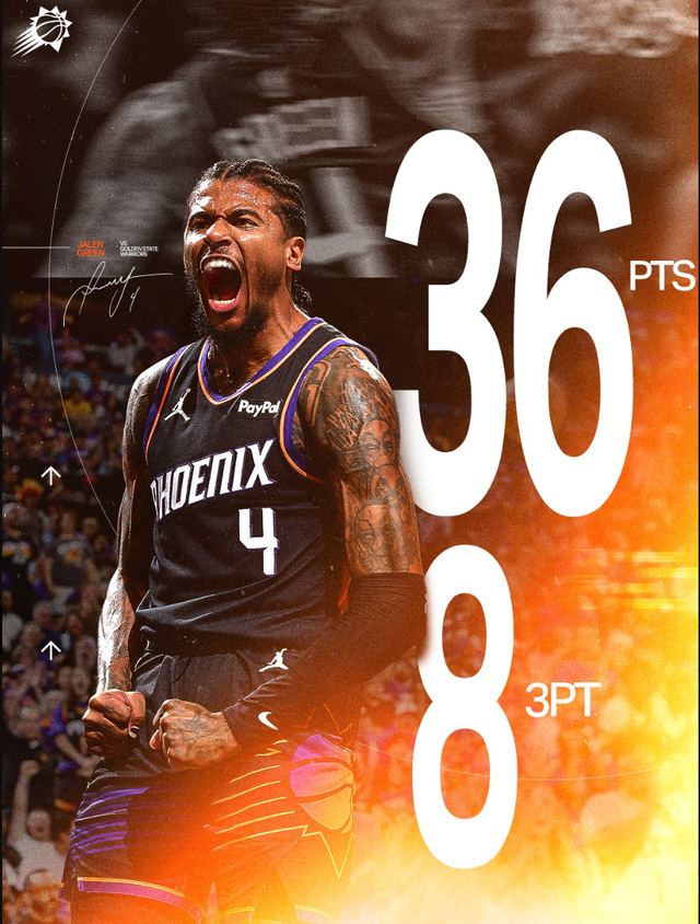 太阳力克勇士晋级季后赛 杰伦格林古德温联手狂